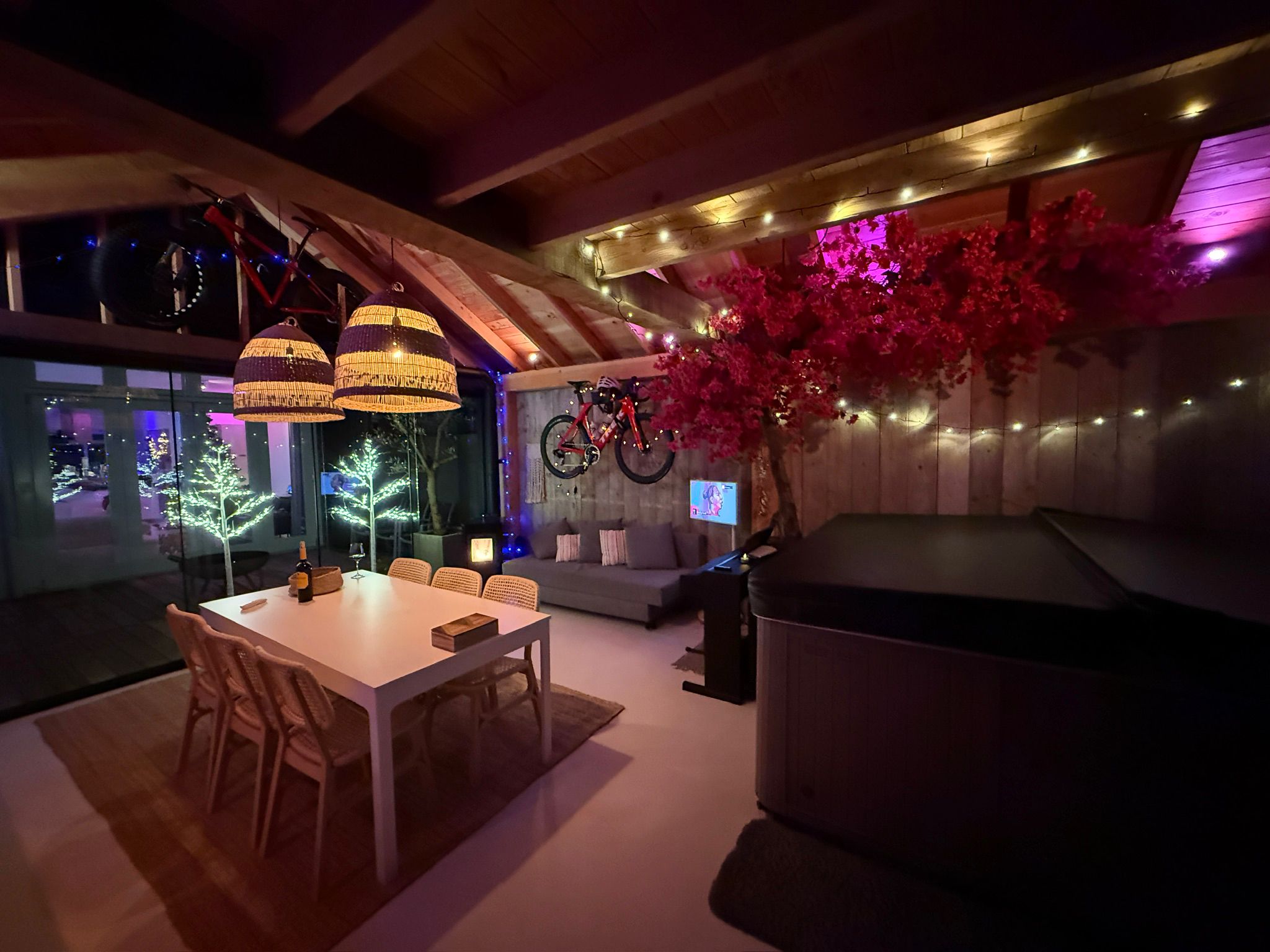 Sfeervolle tuinkamer